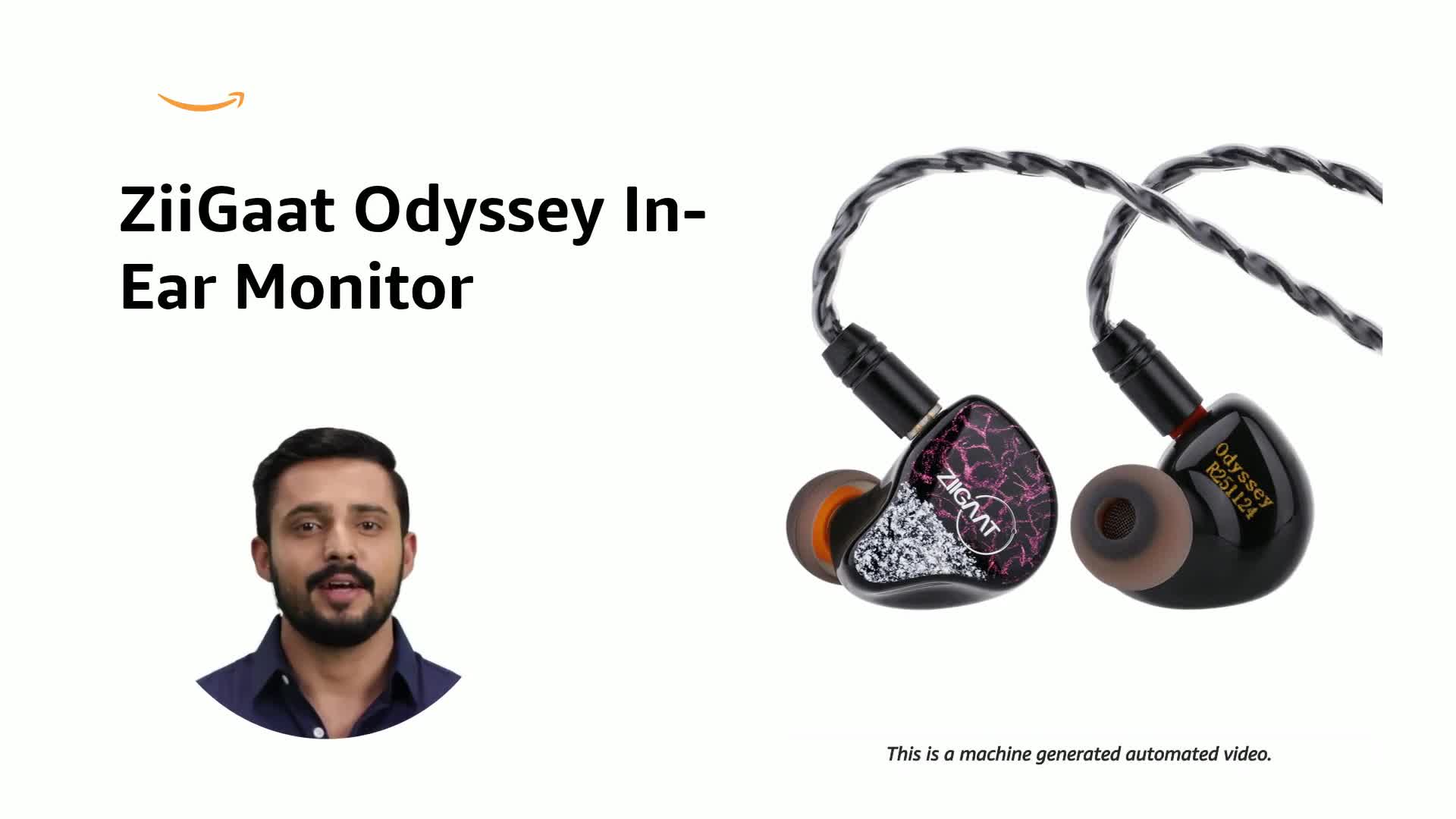 Linsoul ZiiGaat Odyssey In–Ear Monitor, 1DD+3BA Hybrid IEM