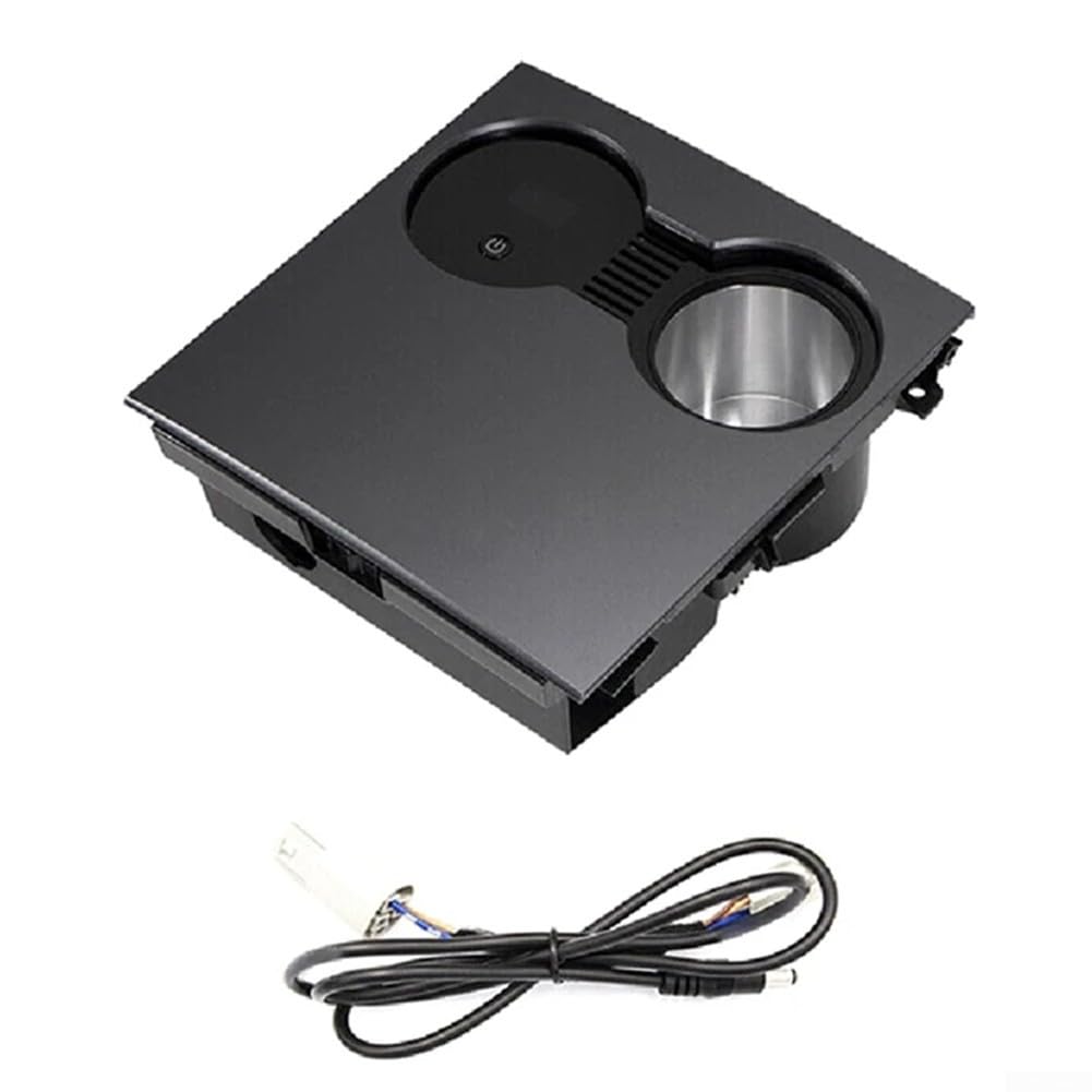 Porte-gobelet de voiture avec contrôle intelligent de la température, prise en main stable, matériau robuste, convient pour Tesla pour Model 3