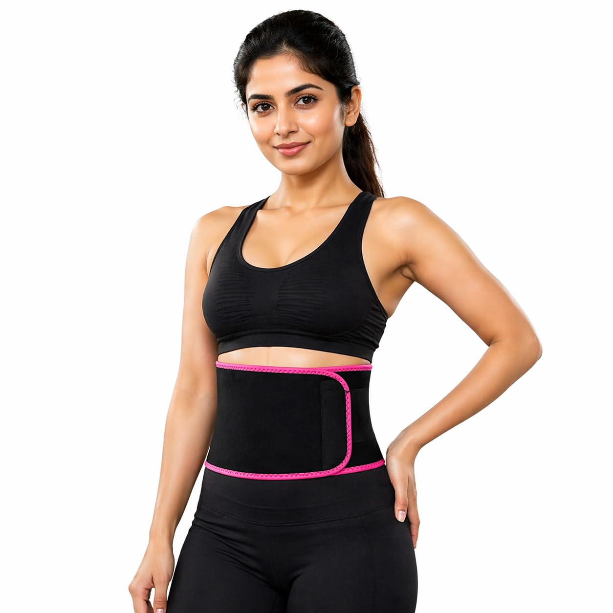 Orthopedic Black Sweating Belt for Men & Women - Sauna Waist Trainer for Weight Loss, Belly Fat Burner & Back Support - Adjustable Slimming Belt for Gym, Workout & Daily Use-picture-29