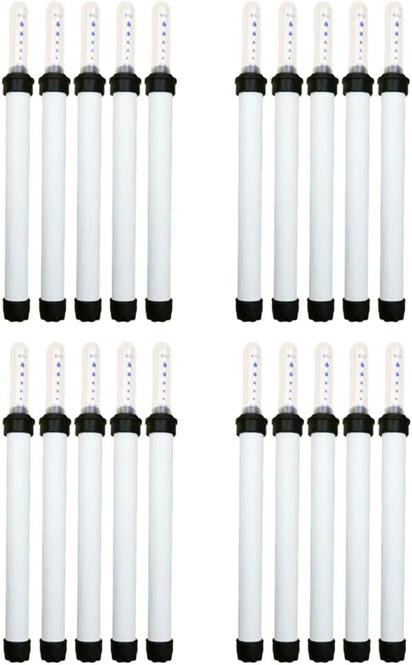 20 Pack Soil Test Water Level Indicator Moisture Tester Testing Tool for Garden Plants - S/M/L/XL