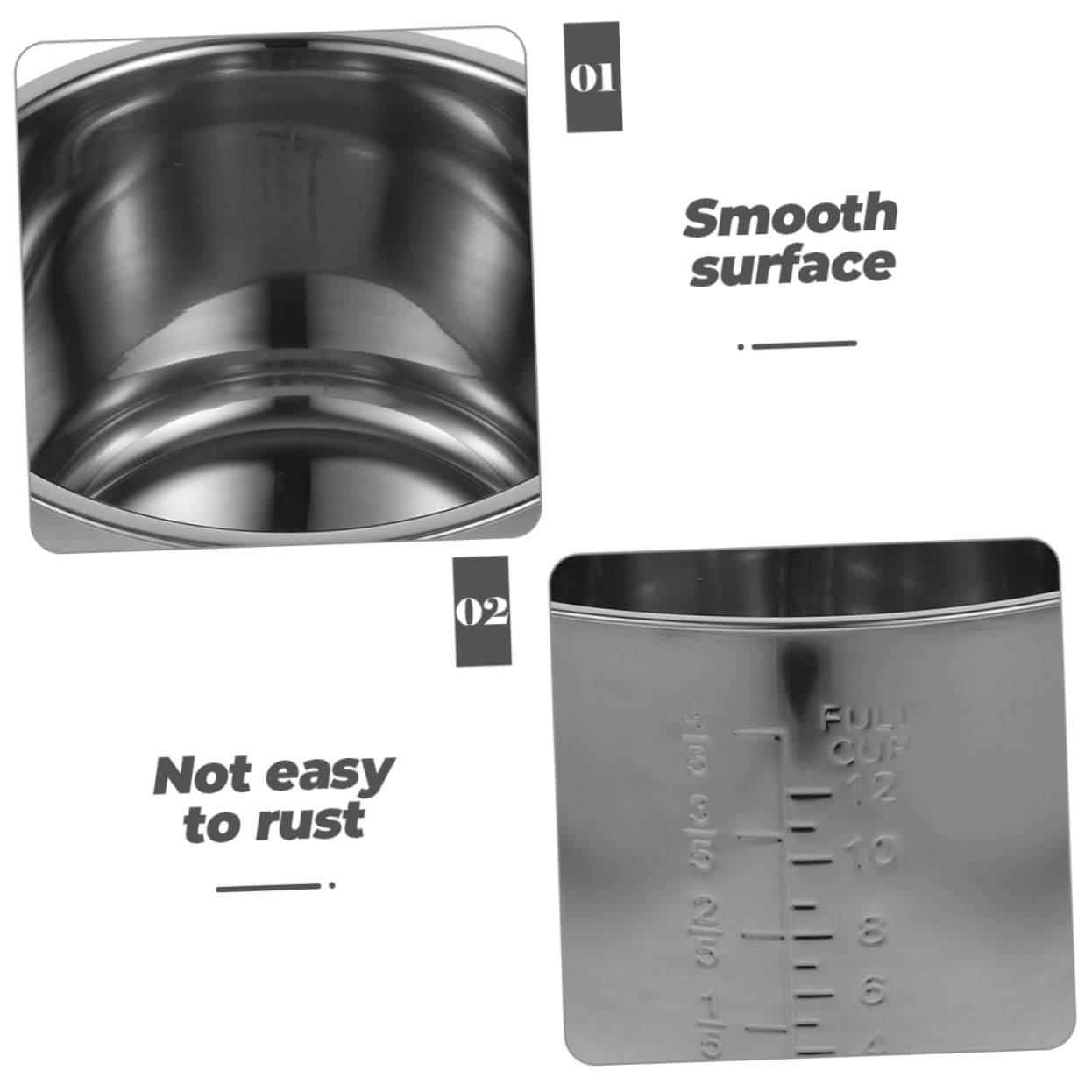 Zerodeko Revestimiento de Olla arrocera reemplazo Olla arrocera Interior con Bol Acero Inoxidable recipientes Cocina Repuesto de Cocina Forro eléctrica Acero Inoxidable 304 Silver