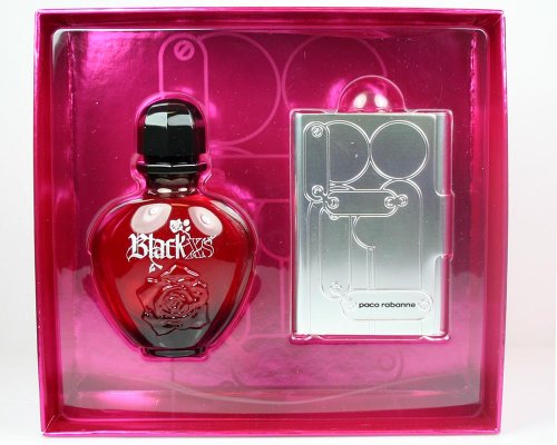 Paco Rabanne Black XS Kama Sutra Gift Set 2 Pc 1.7 oz EDT Spray & kama Sutra Playing Card in a Metal Case For Women
