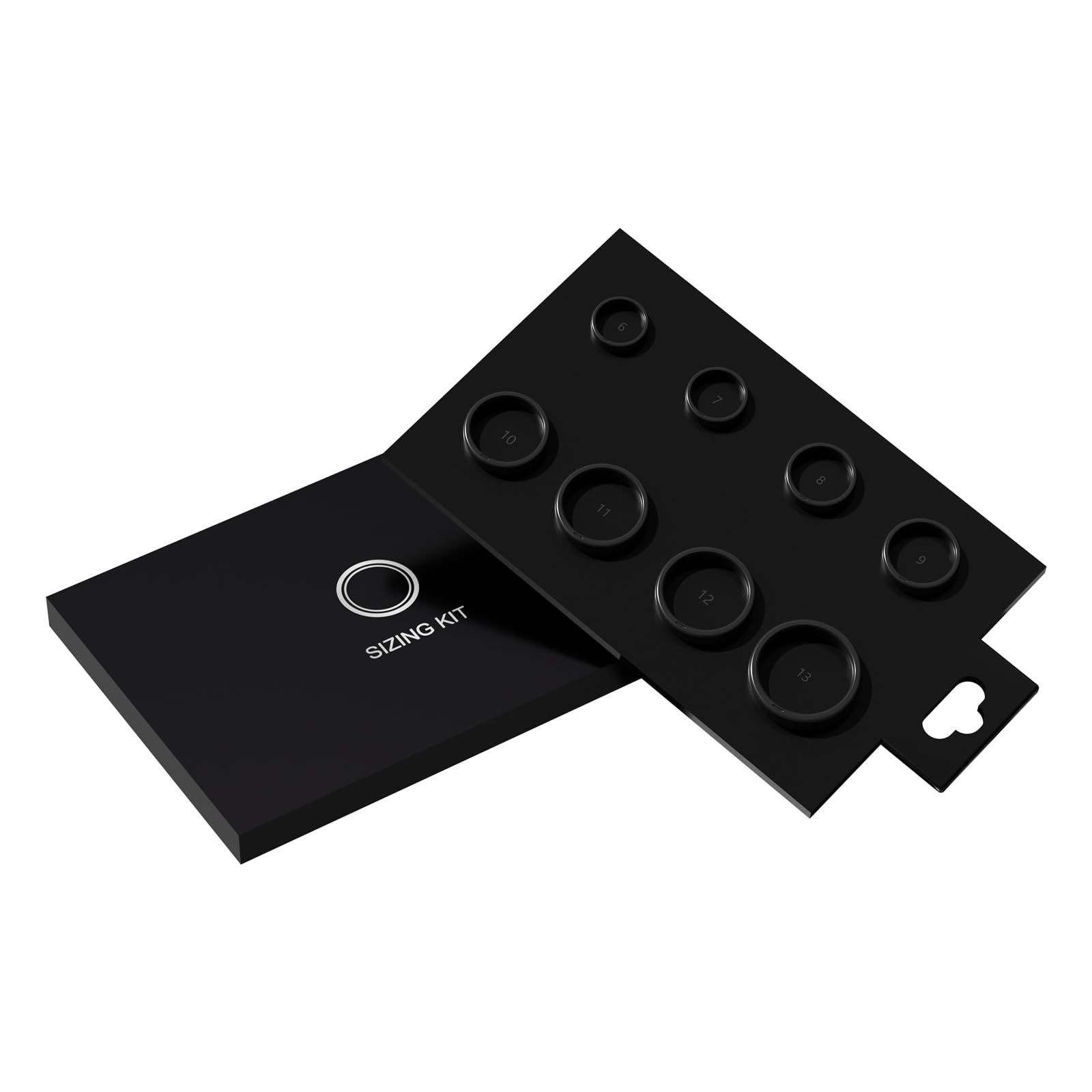 Anello intelligente in titanio per donne e uomini, ultra leggero (2,7-3,2 g), batteria 4-6 giorni, custodia da 500 mAh per 3 ricariche, tracker salute e fitness (oro rosa 9)