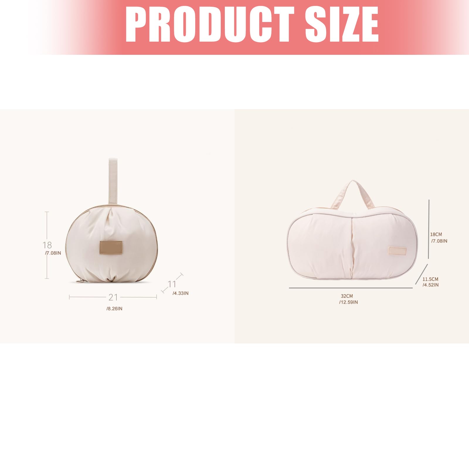 Borsa portaoggetti da viaggio, organizer aderente per vestiti, reggiseni, mutandine, calzini, organizer portatile e leggero