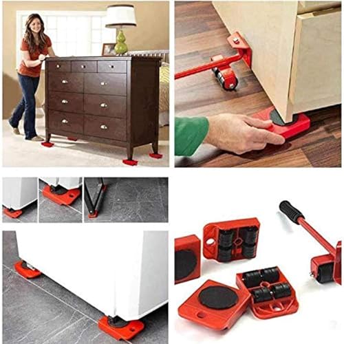 Mover muebles pesados de forma independiente con este rodillo de acero inoxidable 6