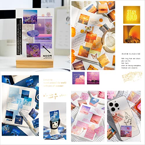 Scrapbook Aesthetic Stickers for Journaling, Scrapbooking & Journaling Supplies Scrapbook Paper Stickers for Bullet Journals Supplies Junk Journal Stickers Kit (270 PCS)