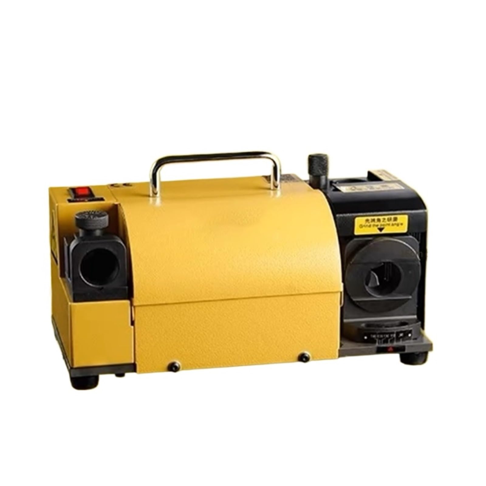 Yhdizsupo 3-15 Range Drill Bit Sharpener Portable Angle Grinder Disc Universal Ordinary Grinder Drill Bit 120W Sharpening Tool(,Cbn)