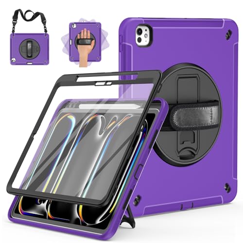 Protège-écran iPad Pro 13 antichoc Miesherk violet pour travailler en déplacement