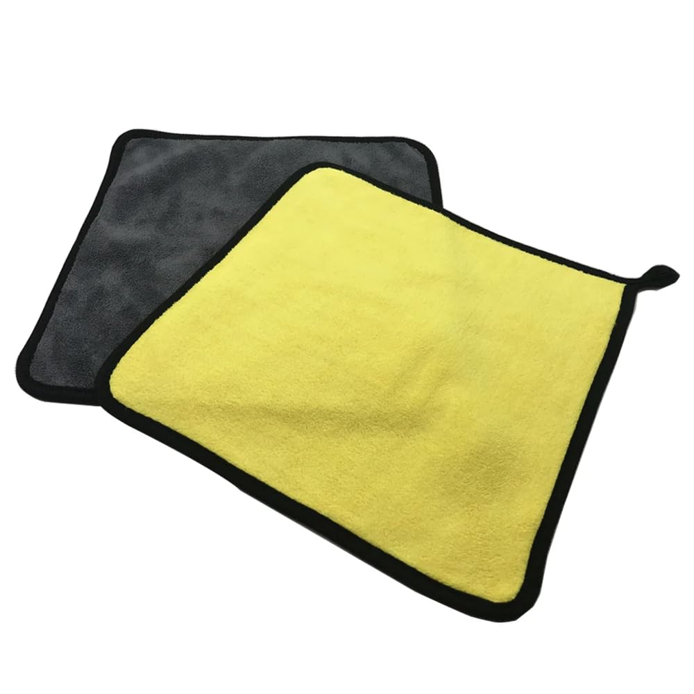 Asciugamano in microfibra per auto Panno in microfibra Asciugamano di lavaggio Panno di pulizia in microfibra Asciugamano per asciugatura Auto Detailing 30x40x10pcs 600GSM