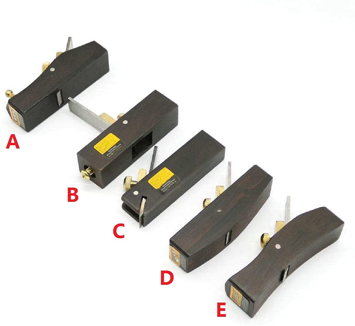 MASUNN Bricolaje Mini Planos De Mano Carpintería Carpintero Ébano Ebanistería Carpintería Herramientas-C
