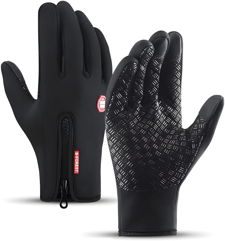 Luva Térmica Impermeável com Touch-Screen – Resistente à Água e ao Frio, Ideal para Moto, Ciclismo e Atividades ao Ar Livre