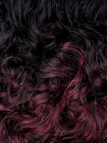 Mane Concept Melanin Queen Human Hair Mix Lace Wig - MLCP205 TAMARA CRIMP (SR1B/BUG)