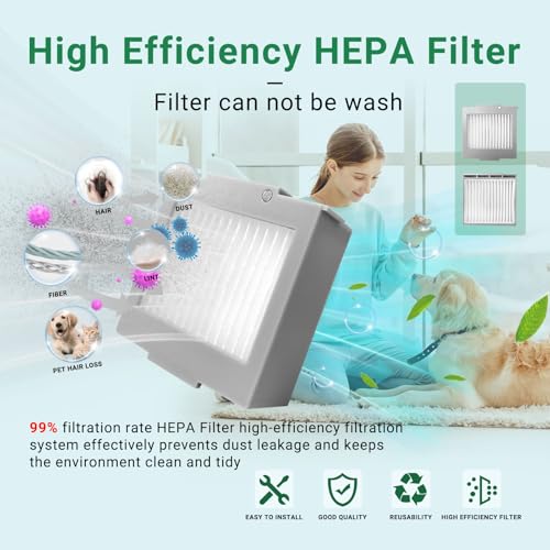 Image of Roomba 705 /504 Replacement HEPA Filter Compatible With iRobot Roomba Max 705 Vac Plus 504 Vac Robot Vacuum Cleaner Accessories Part Kit 10-Pack