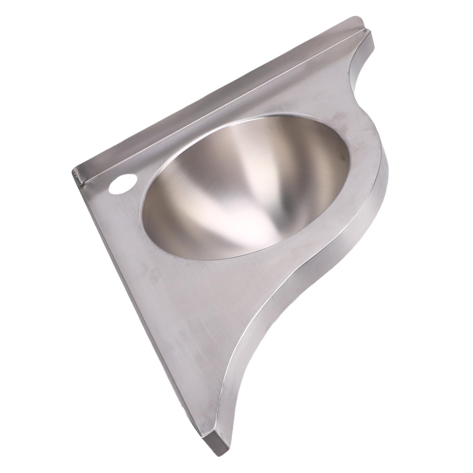 Lavello Ad Angolo per, Lavello da Cucina con Montaggio a Parete in Acciaio Inossidabile, Lavabo Ad Angolo a Vasca Singola, Lavabo Triangolare con Uscita da 40 Mm per Cucina per Yacht,
