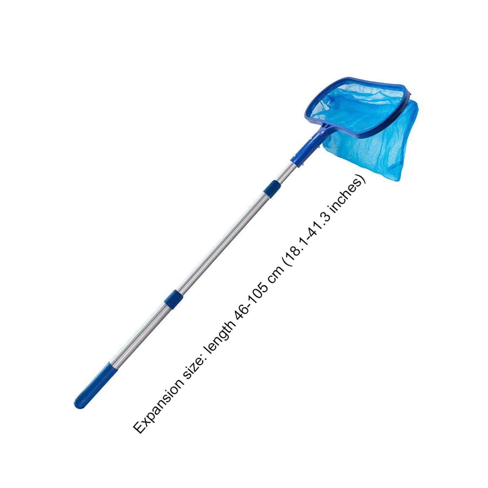 Questo retino per Skimmer da Piscina - 1 Pezzo con Asta telescopica per laghetti, rastrello per Foglie e detriti, retino per Skimmer (Colore: 02)