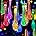 16 LED Rain Drop Multicolor
