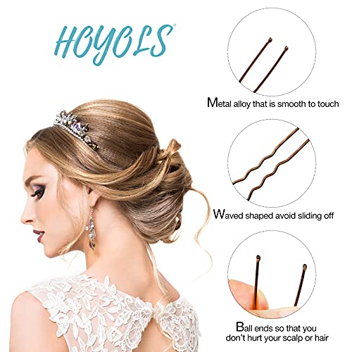 HOYOLS U Shaped Assorted Size Hair Bobby Pins - Image 3