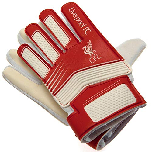 Liverpool FC Youths Goalkeeper Gloves (One Size) (Red/White)