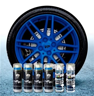 Sophisticauto Full Dip Packs Ahorro Llantas 6 Sprays Azul Brillo