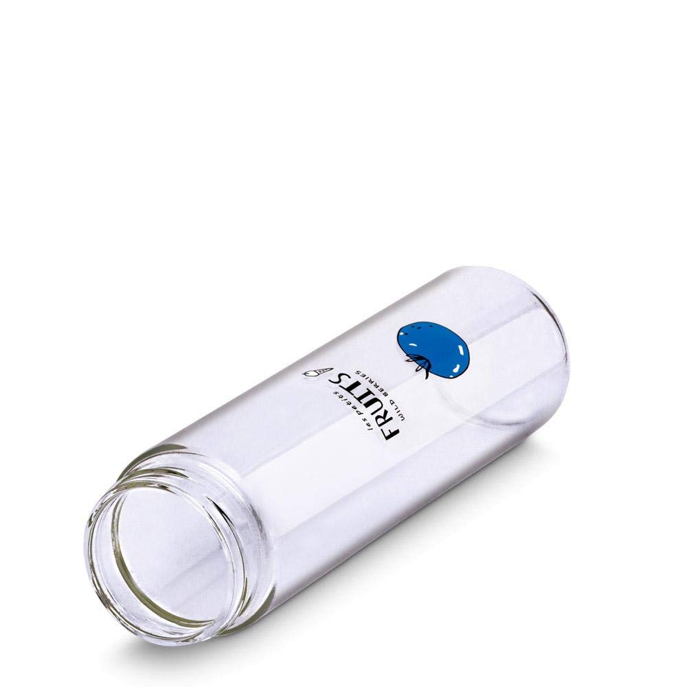 Freelance Ambrosia Glass Water Bottle 600 ml Wild Berri - Borosilicate Glass Bottle for Fridge - BPA-Free, Leak-Proof Lid for Office, Gym, Outdoors - Eco-Friendly, Reusable Water Bottle Glass - Image 3 thumbnail