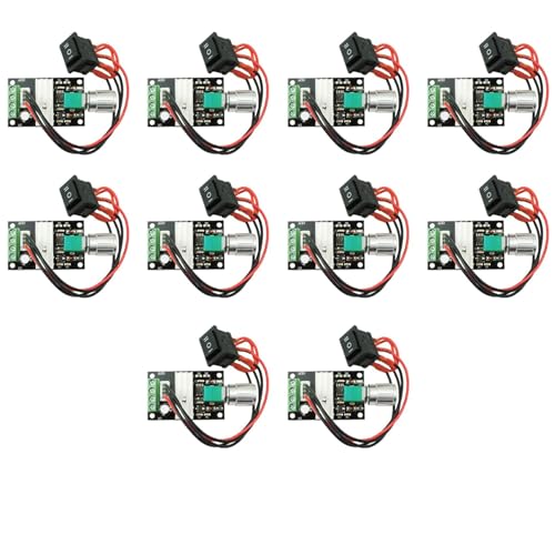 Interruptor reversible ajustable para motor de corriente continua de 6V a 28V y 80W de potencia PWM 2