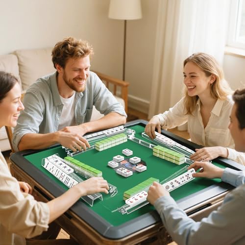 Soportes para Mahjong con diseño compacto y portátil miniatura 7