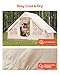 VEVOR Inflatable Tents for Camping, 3-5 Person Easy Setup Blow up Tent with Hand Pump, 300D Oxford 4 Season Glamping Tent with Stove Jack 2 Doors & 2 Mesh Windows, Storage Bag Included for Easy Taking