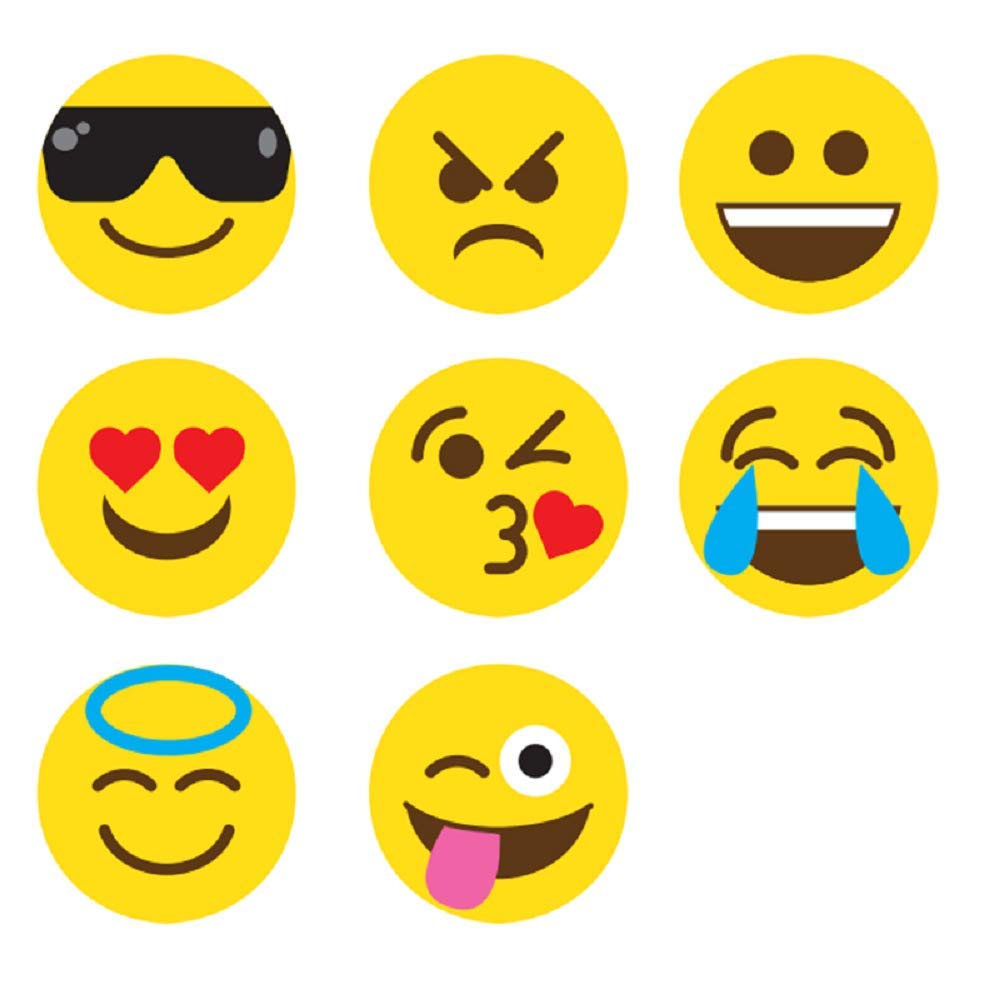 8 Emoji Wine Glass Charms Beer Party Wine Cup Markers