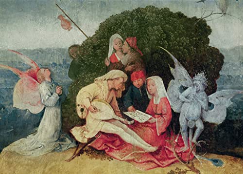 Impression d'art Hieronymus Bosch décoration murale salon et chambre adulte vintage