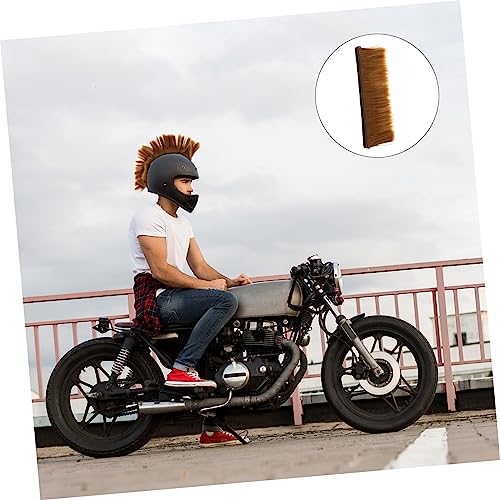 Calcomanía de casco mohawk marrón para personalizar tu estilo 6