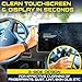 Car Screen Cleaner Spray And Wipe, 2-in-1 Spray and Microfiber Cloth Touch Screen Cleaner For Car Display, Cell Phone, Laptop, IPad, IPhone, Macbook Air, Computer (Black)