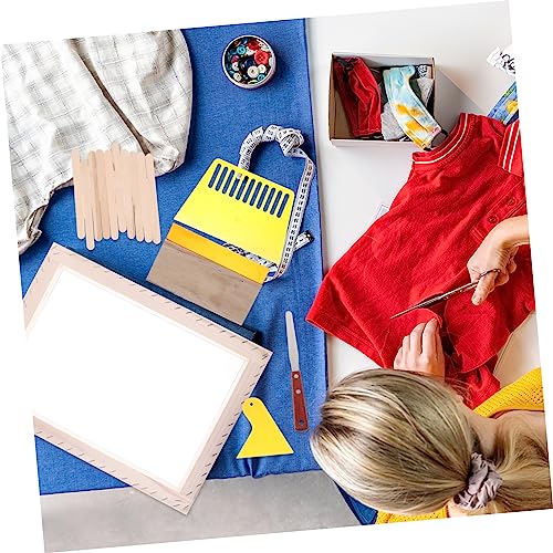 Kit de sérigraphie complet avec cadre bois et outils faciles pour impression textile - 4