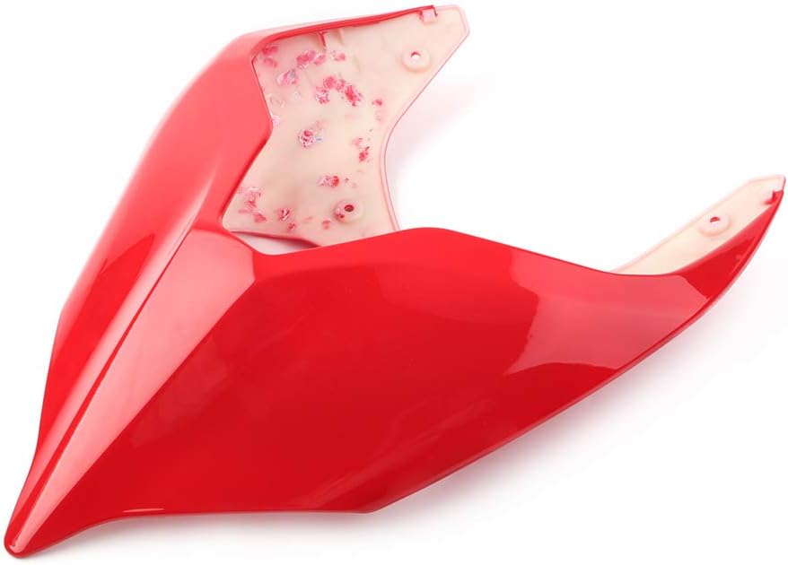 Cndask027 ABS Motorbike Accessories Red Rear Pillion Passenger Motorbike Cowl Seat Back Cover Fairing for Panigale V4 / V4S / V4R 2018-2019
