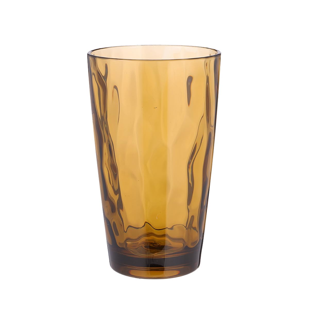 Acrylic Water Cup 470Ml Large Capacity Sturdy Beverage Cup Tea Color Spill-Resistant Unbreakable Drinkware for Bar Restaurant Use