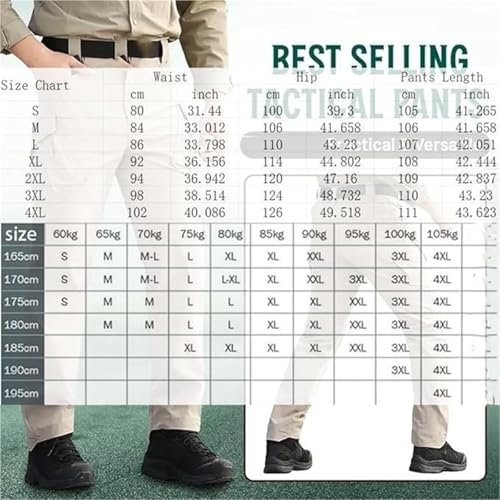 Le Spartan Motorcycle Pants, Flexcamo Men's Lightweight Quick-Drying Water-Resistant Ripstop Cargo Pants2