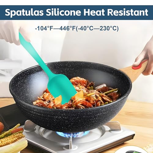 Barsone Spatulas Silicone Heat Resistant thumb #2