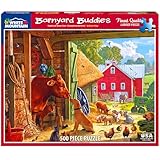 White Mountain Puzzles Barnyard Buddies Jigsaw Puzzle (550 Pieces)