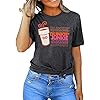 Coffee-Shirt-for-Women-Dunkie-Junkie-T-Shirts-Funny-Letter-Print-Short-Sleeve-Casual-Tee-Tops Coffee Shirt for Women Dunkie Junkie T Shirts Funny Letter Print Short Sleeve Casual Tee Tops