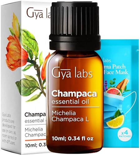 Image of 100% Pure Champaca Essential Oil for Diffuser - 0.34 Fl Oz - Champaca Oil for Hair, Skin, Diffuser, Aromatherapy & DIY Candle Making Scent