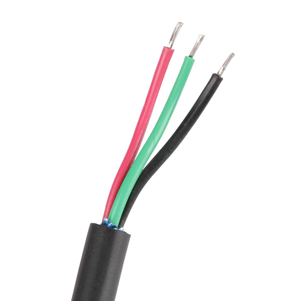 G1/4" Pressure Transducer Sensor Input 5V Output 0.5-4.5V / 0-5V Stainless Steel Pressure Transducer Sender Sensor for Water Gas Oil 0.5% FS Accuracy(0-80PSI)
