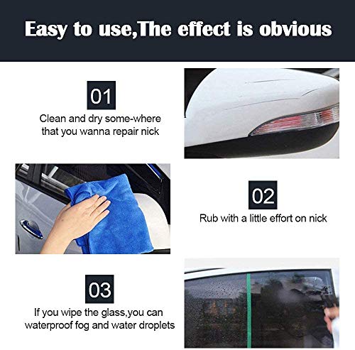 Nano Magic Cloth for Car Scratches, Multipurpose Car Scratch Remove Kit, Upgraded Car Scratch Repair Cloth for Repairing Light Scratches (2pcs) - Thumbnail 7