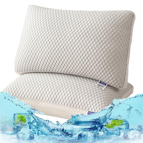 Almohada de algodón 48x74 cm con altura 9 cm