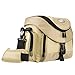 Produktbild Mantona Premium Kameratasche - Universaltasche inkl. Schnellzugriff, Staubschutz, Tragegurt und Zubehörfach, geeignet für DSLM und DSLR Kameras, sand/schwarz