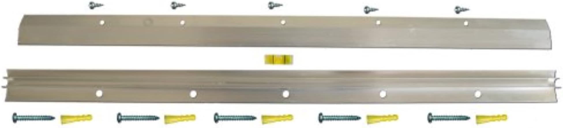 Hangman Heavy-Duty Mirror and Picture Hanger with Anchors & Screws - Aluminum: HP-18
