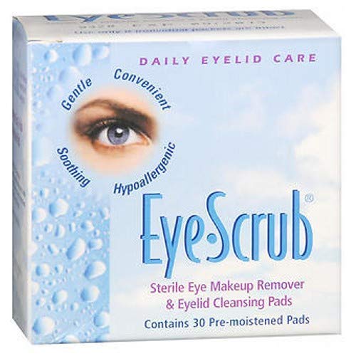 Eye Scrub Sterile Eye Makeup Remover and Eyelid Cleansing Pads