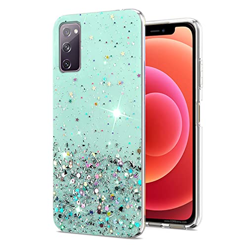 Coque Samsung S20 FE 5G silicone paillettes rose protection anti-choc fine
