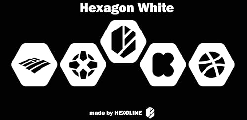 Hexagon White - Icon Pack