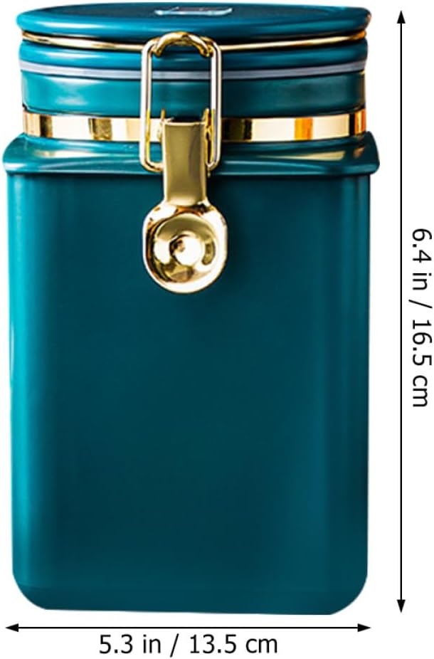 Envase para Café SHINEOFI Azul Hermético 1.1L miniatura 3
