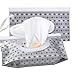 VOONGOR Baby Wipe Dispenser, 2 Pack Reusable Baby Wipe Container, Portable Refillable Baby Wipe Holder Wipes Pouch for Travel & Home Use