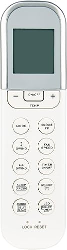 Miniatura 3 de Mando a distancia de repuesto RG36BBGE -ALLIMITY- apto para Midea AC aire acondicionado remoto MUE-12HRN1-Q RG36BBGE RG36CBGE RG36FBGEF RG36CBGCE